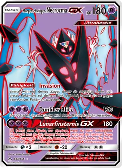 Morgenschwingen-Necrozma GX, Karte 143 aus Ultra-Prisma