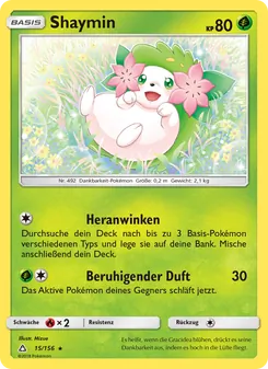 Shaymin, Karte 15 aus Ultra-Prisma
