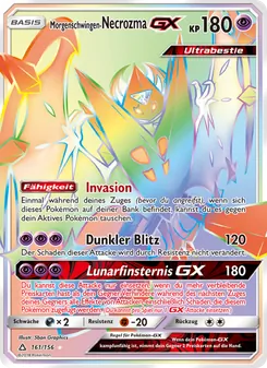 Morgenschwingen-Necrozma GX, Karte 161 aus Ultra-Prisma