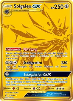 Solgaleo GX, Karte 173 aus Ultra-Prisma