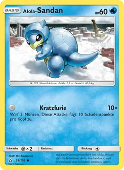 Alola-Sandan, Karte 28 aus Ultra-Prisma