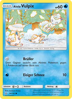 Alola Vulpix, Karte 30 aus Ultra-Prisma