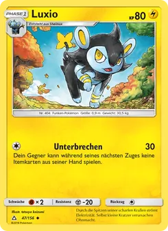 Luxio, Karte 47 aus Ultra-Prisma