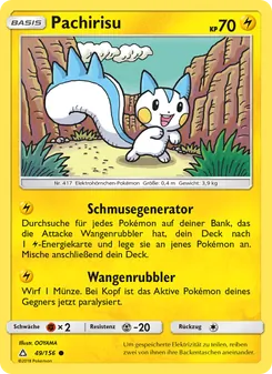 Pachirisu, Karte 49 aus Ultra-Prisma