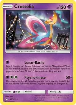 Cresselia, Karte 59 aus Ultra-Prisma