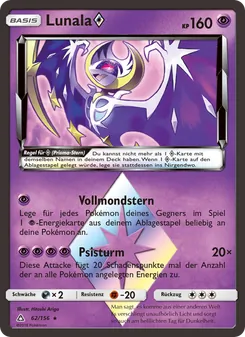 Lunala ◇, Karte 62 aus Ultra-Prisma