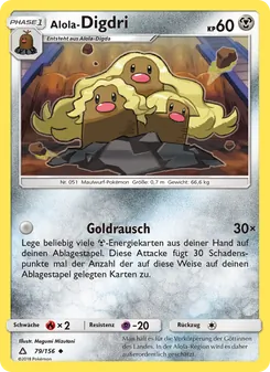 Alola-Digdri, Karte 79 aus Ultra-Prisma