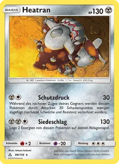 Heatran, Karte 88 aus Ultra-Prisma