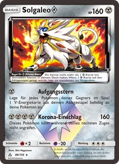 Solgaleo ◇, Karte 89 aus Ultra-Prisma