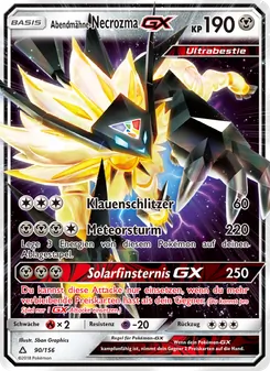 Abendmähne-Necrozma GX, Karte 90 aus Ultra-Prisma