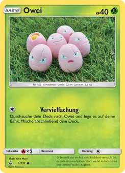 Owei, Karte 1 aus Grauen Der Lichtfinsternis
