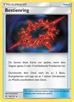 Bestienring, Karte 102 aus Grauen Der Lichtfinsternis