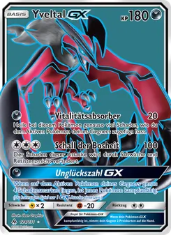 Yveltal GX, Karte 124 aus Grauen Der Lichtfinsternis