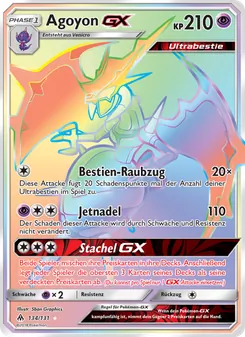Agoyon GX, Karte 134 aus Grauen Der Lichtfinsternis