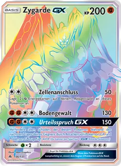 Zygarde GX, Karte 136 aus Grauen Der Lichtfinsternis