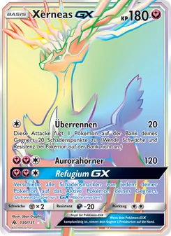 Xerneas GX, Karte 139 aus Grauen Der Lichtfinsternis
