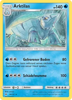 Arktilas, Karte 30 aus Grauen Der Lichtfinsternis