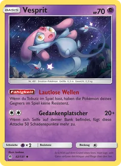Vesprit, Karte 42 aus Grauen Der Lichtfinsternis
