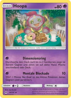Hoopa, Karte 54 aus Grauen Der Lichtfinsternis