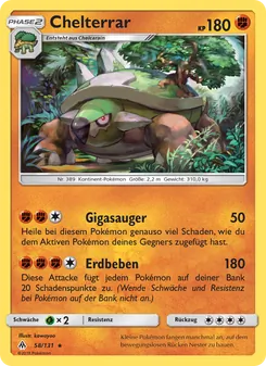 Chelterrar, Karte 58 aus Grauen Der Lichtfinsternis