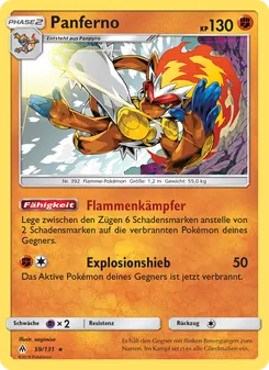 Panferno, Karte 59 aus Grauen Der Lichtfinsternis