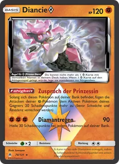 Diancie ◇, Karte 74 aus Grauen Der Lichtfinsternis