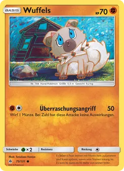 Wuffels, Karte 75 aus Grauen Der Lichtfinsternis