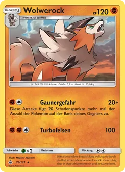 Wolwerock, Karte 76 aus Grauen Der Lichtfinsternis