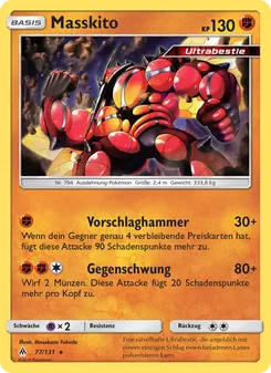 Masskito, Karte 77 aus Grauen Der Lichtfinsternis