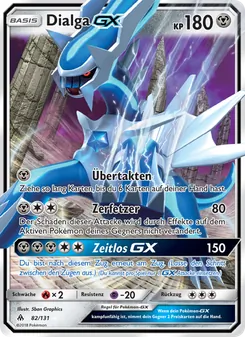Dialga GX, Karte 82 aus Grauen Der Lichtfinsternis