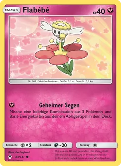 Flabébé, Karte 84 aus Grauen Der Lichtfinsternis