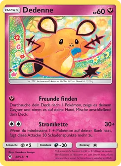 Dedenne, Karte 88 aus Grauen Der Lichtfinsternis