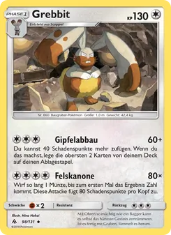 Grebbit, Karte 98 aus Grauen Der Lichtfinsternis
