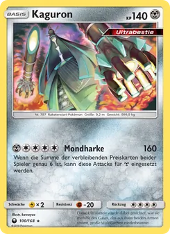 Kaguron, Karte 100 aus Sturm Am Firmament