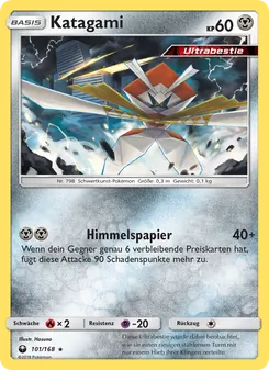 Katagami, Karte 101 aus Sturm Am Firmament