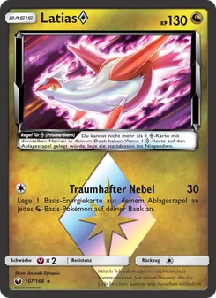 Latias ◇, Karte 107 aus Sturm Am Firmament