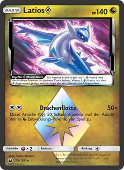 Latios ◇, Karte 108 aus Sturm Am Firmament