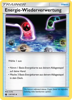 Energie-Wiederverwertung, Karte 128 aus Sturm Am Firmament