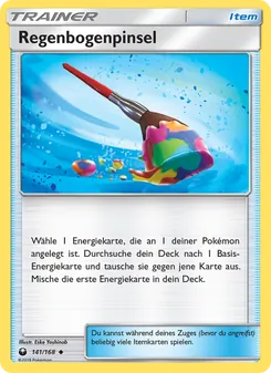 Regenbogenpinsel, Karte 141 aus Sturm Am Firmament