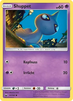 Shuppet, Karte 63 aus Sturm Am Firmament