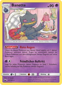 Banette, Karte 65 aus Sturm Am Firmament