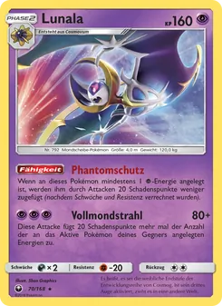 Lunala, Karte 70 aus Sturm Am Firmament