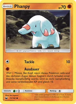 Phanpy, Karte 72 aus Sturm Am Firmament