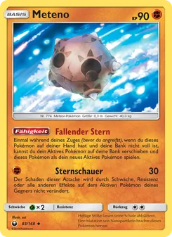 Meteno, Karte 83 aus Sturm Am Firmament