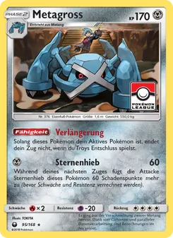 Metagross, Karte 95 aus Sturm Am Firmament