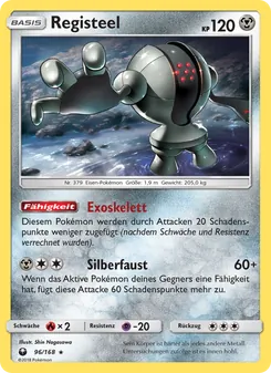 Registeel, Karte 96 aus Sturm Am Firmament