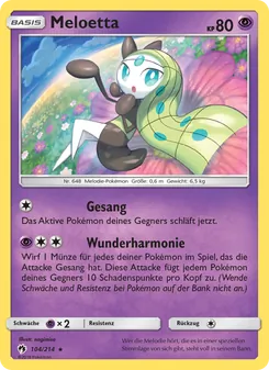 Meloetta, Karte 104 aus Echo des Donners