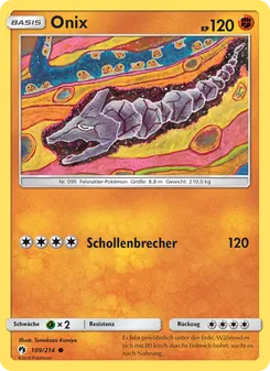 Onix, Karte 109 aus Echo des Donners
