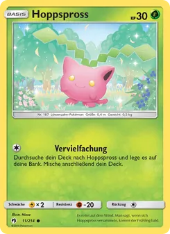 Hoppspross, Karte 11 aus Echo des Donners