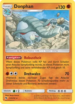 Donphan, Karte 112 aus Echo des Donners